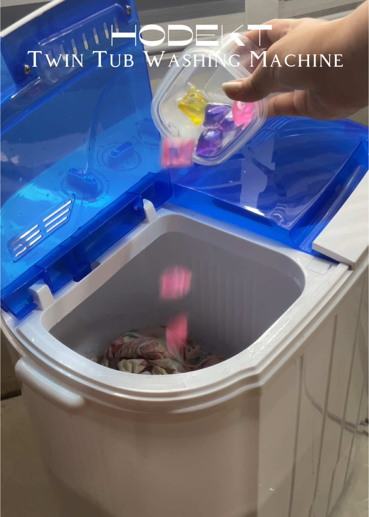 mas pinadaling paglalaba using this Twin Tub Washing Machine from Hodekt #hodekt #washingmachine #twintubwashingmachine 
