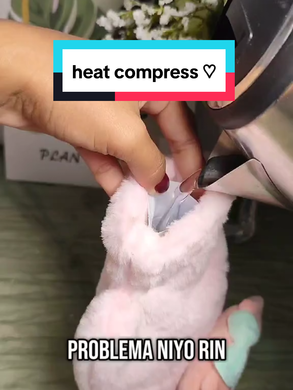 heat water compress reusable sa red days naten is a must!!!  #heatcompress #menstruation #hotcompressbagwithplushcloth #CapCut 