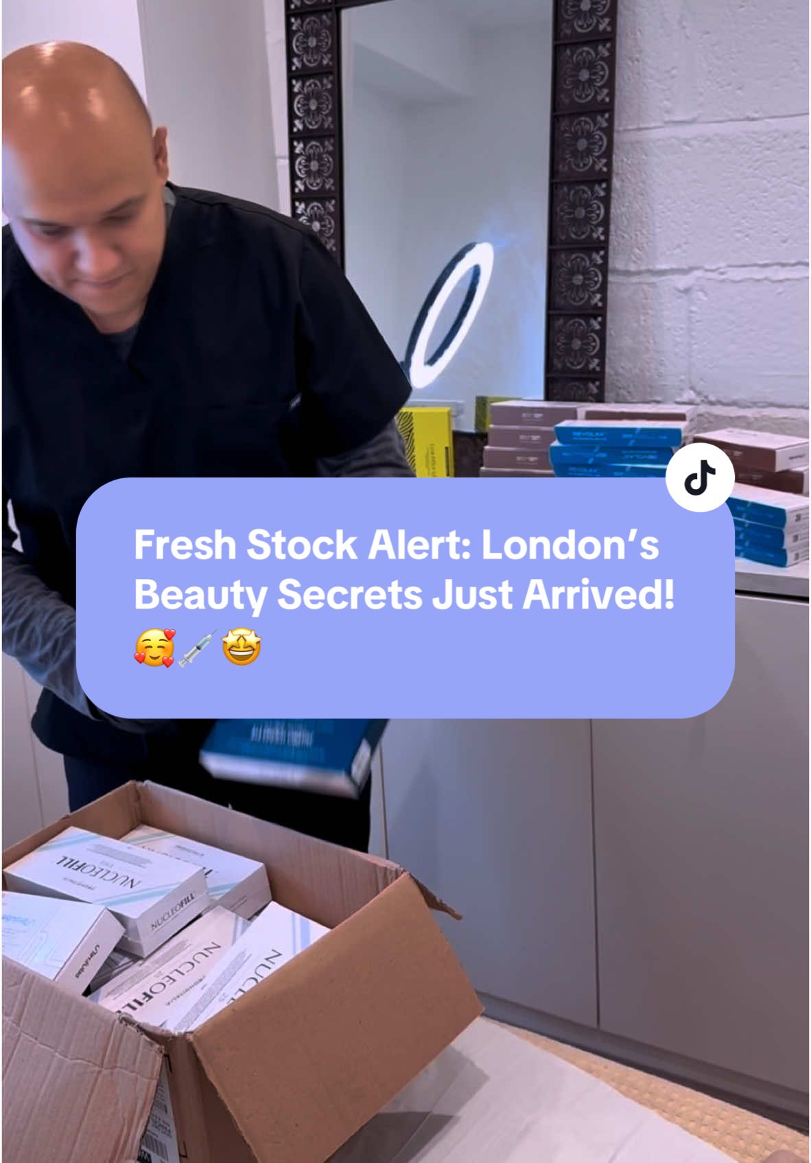 Unboxing the latest in skin boosters and aesthetic treatments! Ready to rejuvenate and glow? Visit us for cutting-edge skincare solutions. 🌟 #SkinCareDelivered #SkinBoosters #AestheticClinic #GlowUp #SkinCareJourney #LondonAesthetics #BeautyEssentials #eyetreatments #AntiWrinkleInjections #profhilo #YouthfulSkin #mounjaro #MounjaroJourney #jalupro #redensityfiller #redensity2 #nucleofill 