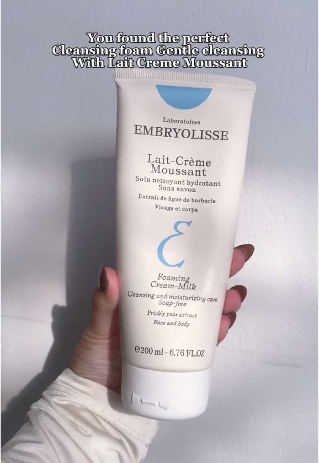 Embracing the magic of morning & night skincare routine with Embryolisse Foaming Cream Milk✨ #dermaskincare #perfectionstartshere #embryolisse 