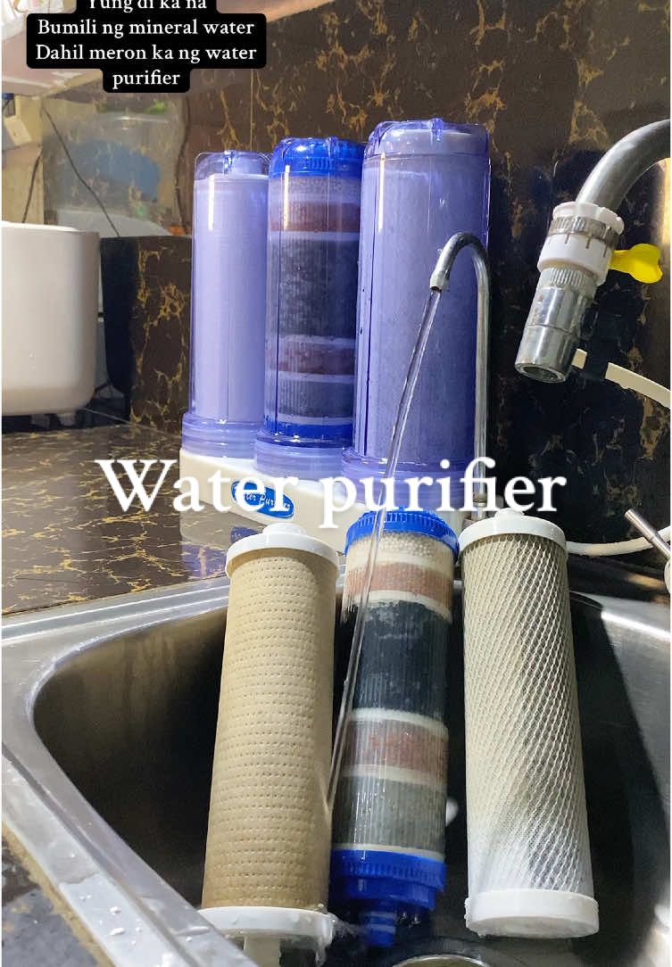 Water purifier. Laking tipid pag meron ka nito.🥰 #waterfilter #waterpurifier #purifier #trouwidswaterpurifier 