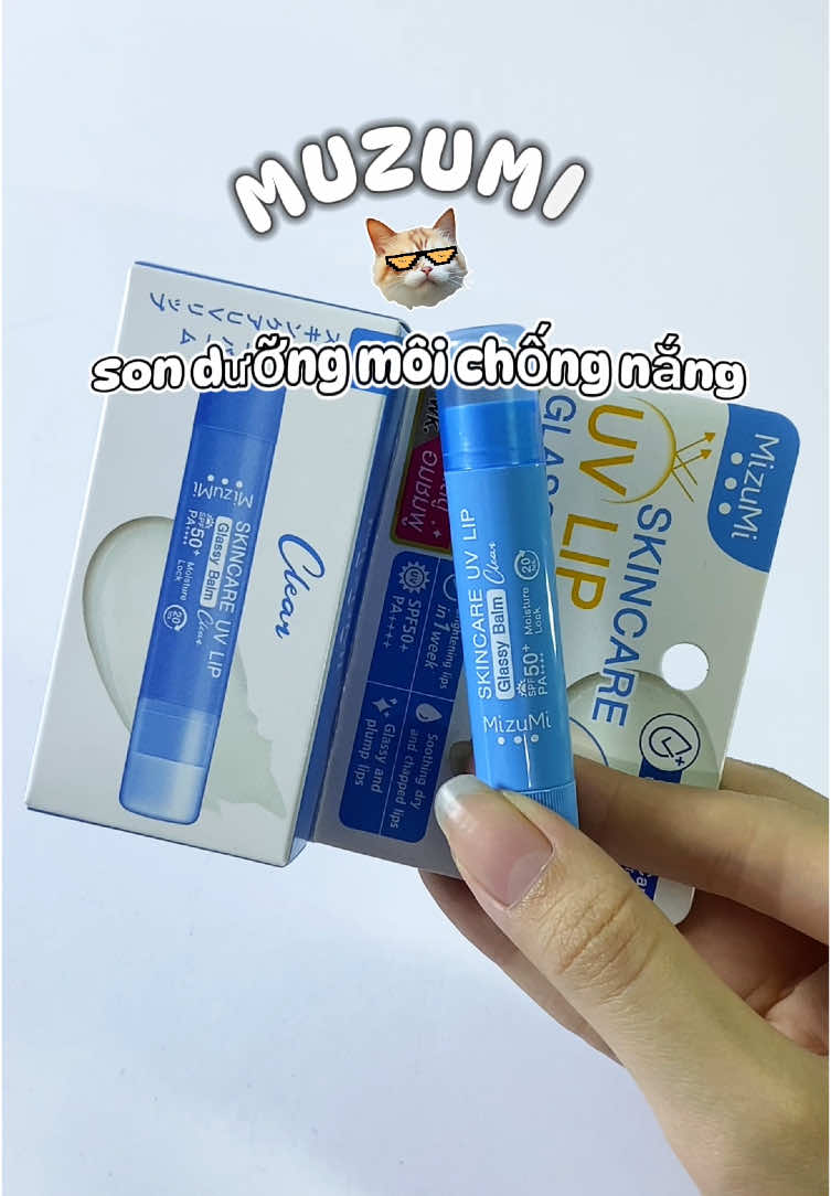 Son dưỡng môi chống tia UV Mizumi #mizumi#duongmoichongnang#skincare#unboxing  