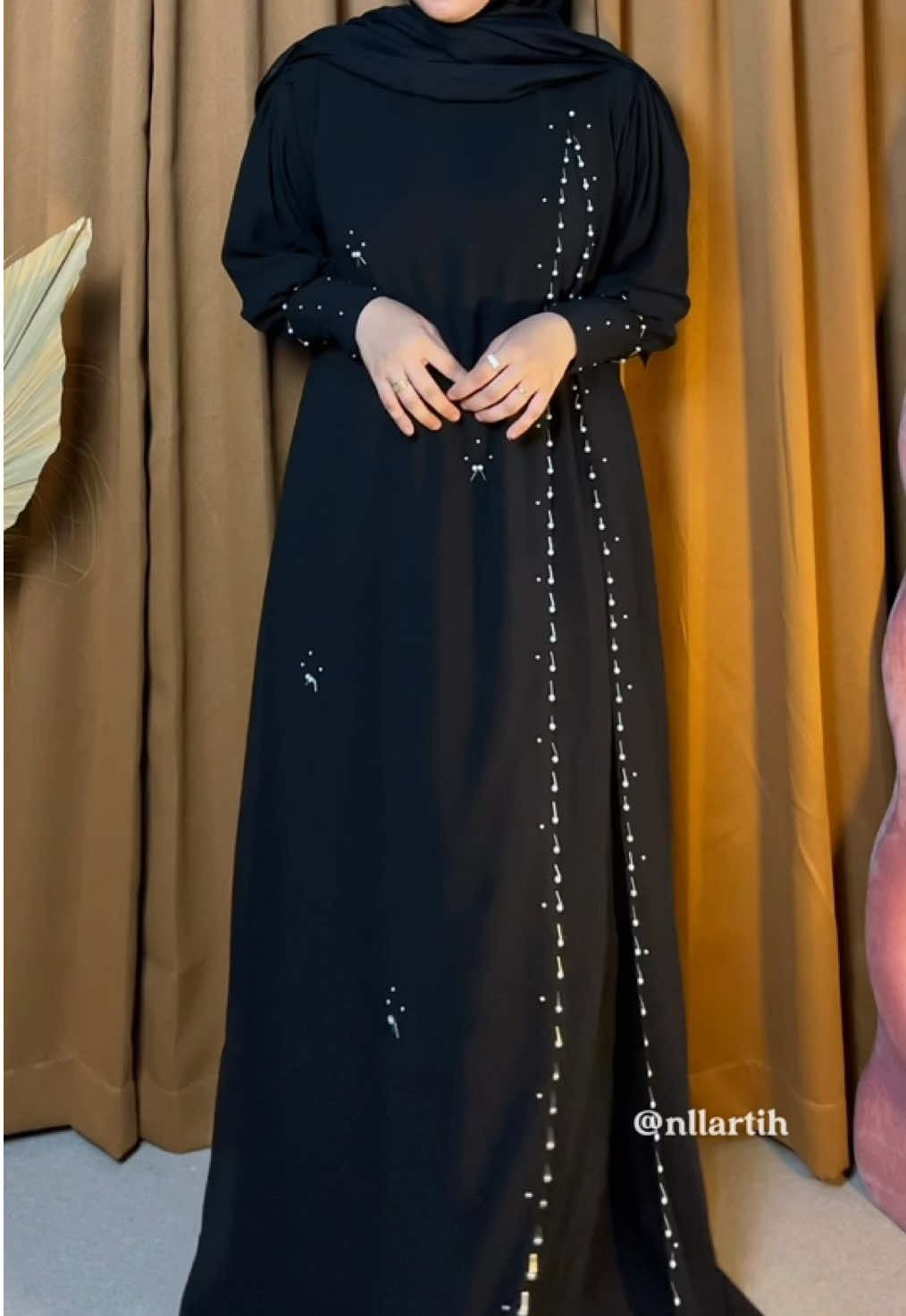 Maa sya allah klo warna hitam lwat ak gk bisa diskip🖤🫶 #gamis #gamisceruty 