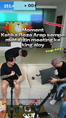 YB - Moment Ketika seorang Reza Arap membungkuk izin pergi meeting di depan Kings Aura Aloy !! *-* Sc on Youtube : yb @ybontiktok @mister.aloy #viral #trending #fyp #capcut #streamer #grow #rezaarap #yb #garry #yukatheo #guraisu #tierison #michellechristo #trandingvideo #foryou #foryoupage #fypシ #MARAPTHON2 #marapthon2