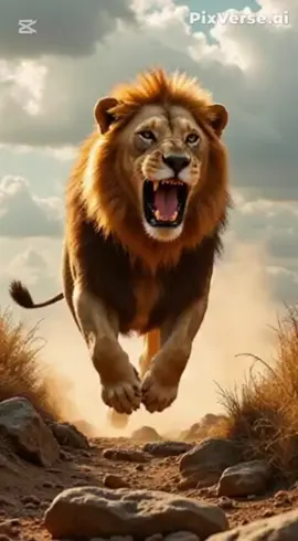 Live wallpaper < majestic and powerful lion is mid-leap, roaring with intensity as it charges forward | fierce and powerful lion with a dark, majestic mane is leaping forward, roaring with intensity > #wallpaper #wallpaperlive #lionking #wallpapers @PixVerse @CapCut #wallpaper8k #livewallpapers8k #wallpaper2025 