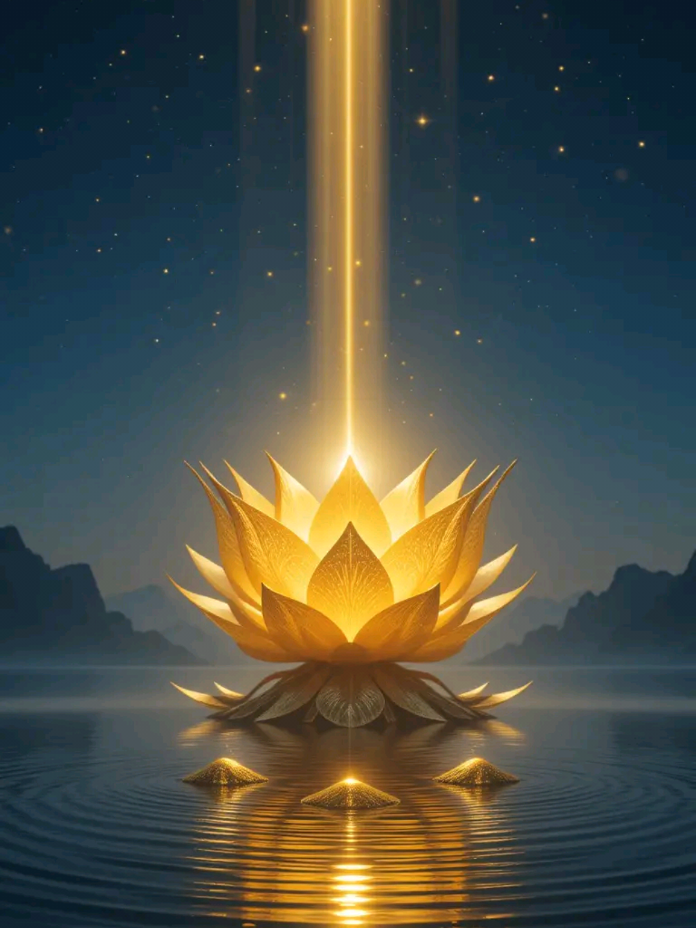 Thần tài đến - Hoa sen vàng. Chúc cả nhà may mắn, tài lộc, giàu sang, vàng đầy nhà, tiền đầy túi, phúc lộc thọ luôn ở bên. #thantai  #thantaiden #tailoc #hoasen #senvang #vang #mayman #giausang #tet  #tet2025 #2025 #lifepath  #rich #money #gold #wealth #dream #wish #trending  #tiktok #tiktokviral #magicart