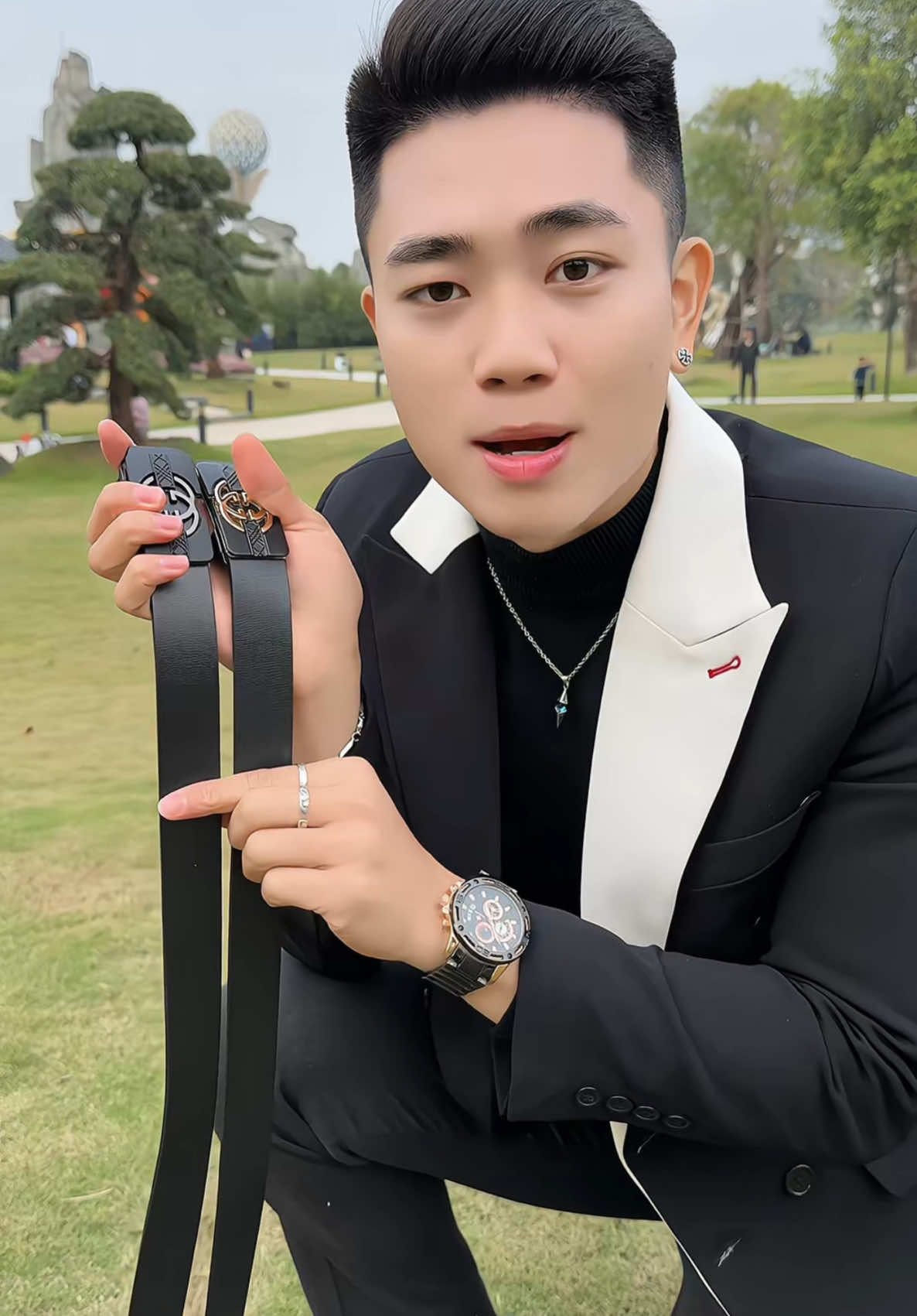 [Loại 1] Thắt lưng da dây nịt