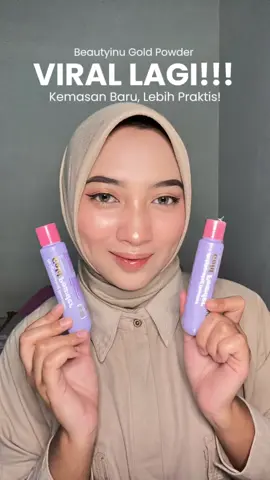 Beautyinu Brightening Booster Gold Powder upgrade kemasan! Lebih praktis, anti bocor, dan gampang dicampur ke body lotion favorit kamu. Wajib coba! ✨✨  @Beautyinu.id  #Beautyinu #GoldPowder #BodyCare #SkincareRoutine #GlowingSkin #BrighteningBooster #SkincareLokal #BeautyHack