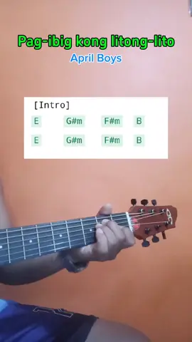 Pag ibig kong litong lito/April Boys #chordguide #forbegginers #easychords #guitarlesson #guitartutorials 