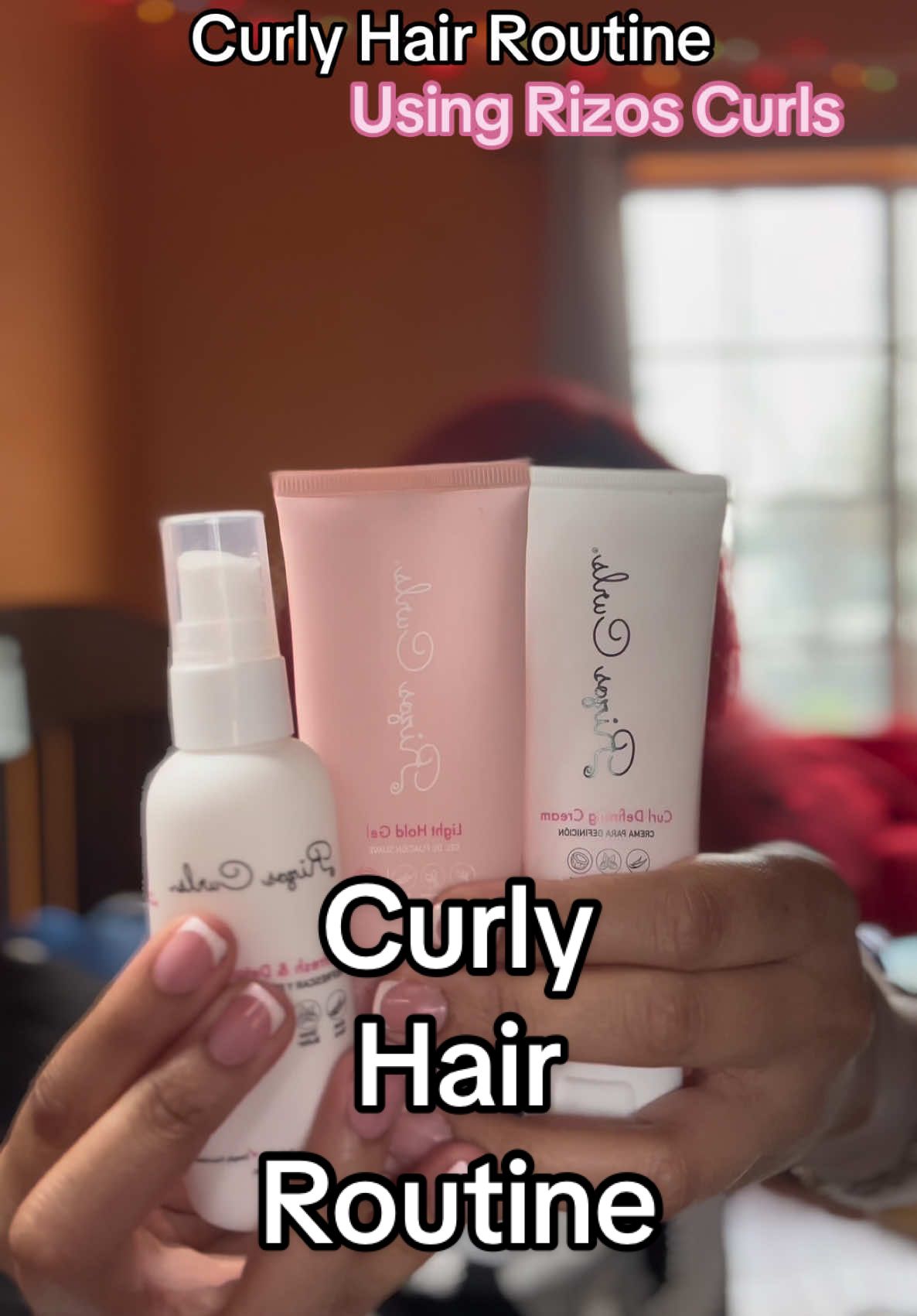 Curly hair routine using @Rizos Curls 💖🫶🏽🎀✨🌸#TikTokShop #tiktokshopfinds #tiktok #curly #curlyhairroutine 