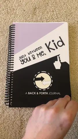 Grow your relationship with your child with this back and forth journal 