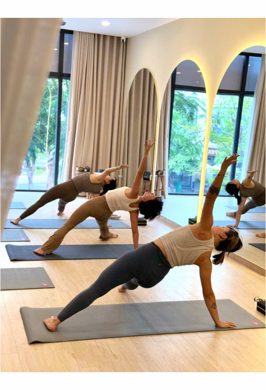 Touch your inner peace! #yoga #yogapose #yogapractice #yogaonline #yogatainha #fyp #viral #xuhuong #nhungdoyoga 