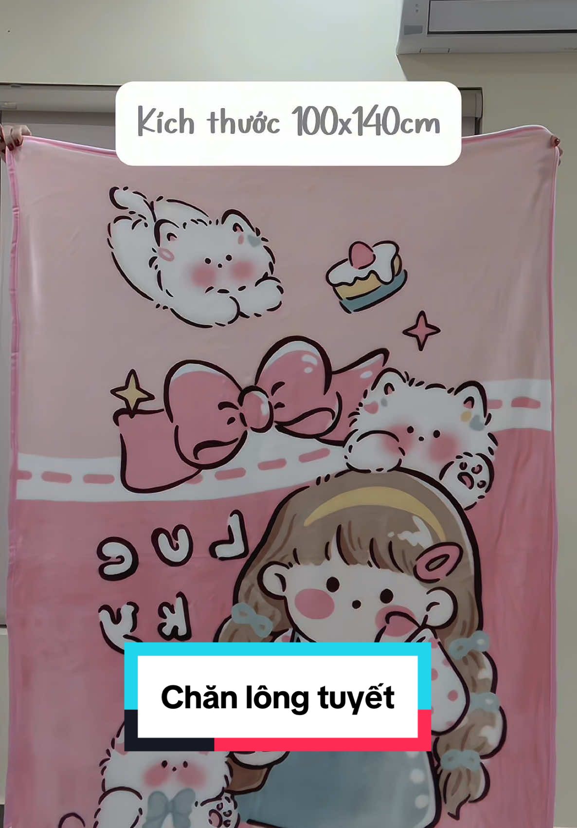 Chăn lông tuyết mềm mịn, không xù lông nha các mom ❄️💚🎉 #son #béyêu #lamme #chan #chanlongtuyet 