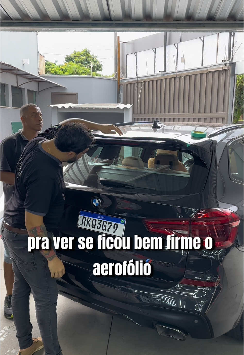 Aerofólio de Sandero Rs em BMW?? #fyp #viraliza #bm #x3 