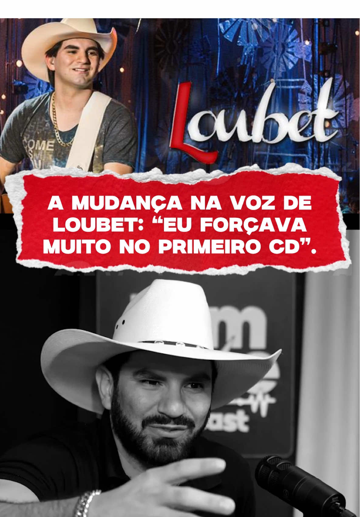 Loubet fala sobre a mudança em sua voz. #loubet #cortes #musicasertaneja #auladecanto 