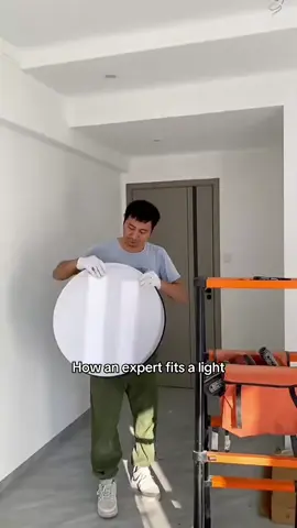 #onthisday this is how a professional expert fits a light fixture