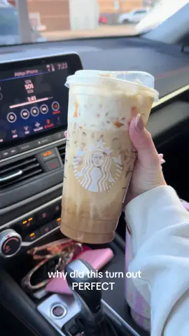 @Starbucks you OUTDID yourself today #coffee #coffeetiktok #starbucks #starbucksorder #caramel #icedcoffee 