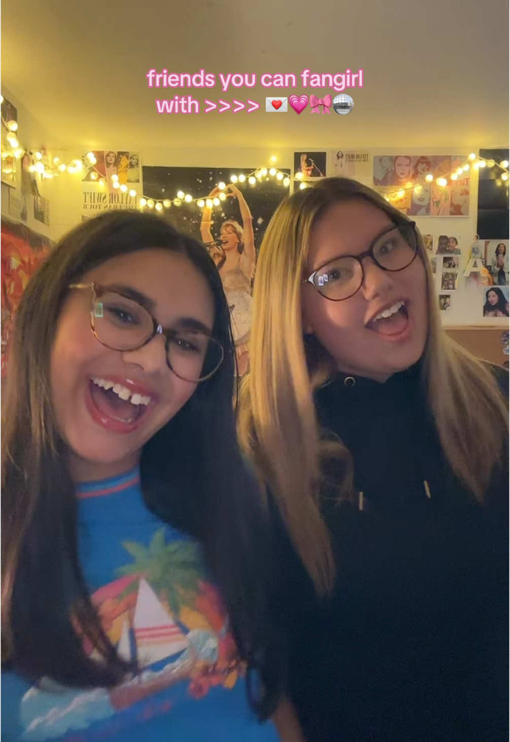 i love my fangirl friends 💗💗 @𝒍𝒖𝒄𝒚 🪩🍒౨ৎ ⸆⸉ #fangirl #fangirling #friends #prettyworldalessirose #taylorswift #alessirose #gracieabrams #oliviarodrigo  #trending #viral #fyp 