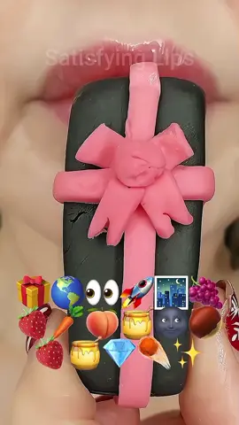 cre: @Satisfying Lips® 💋 #口元asmr #粘土加工 #ASMR #makansesuaiemoji #bismillahfyp #mentahan #xhuong 