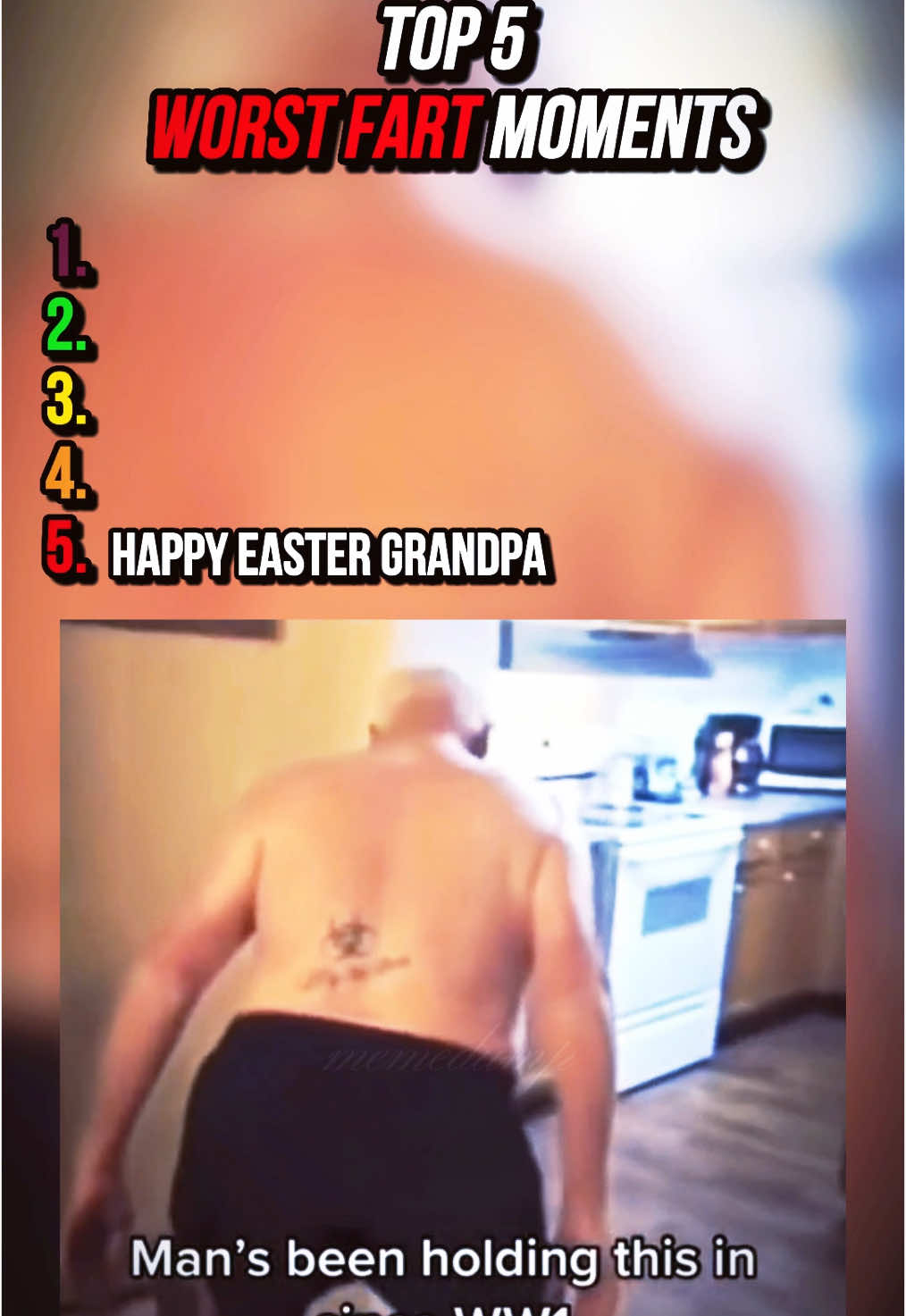 top 5 worst fart moments #memeranking #fart #viral #fyp 