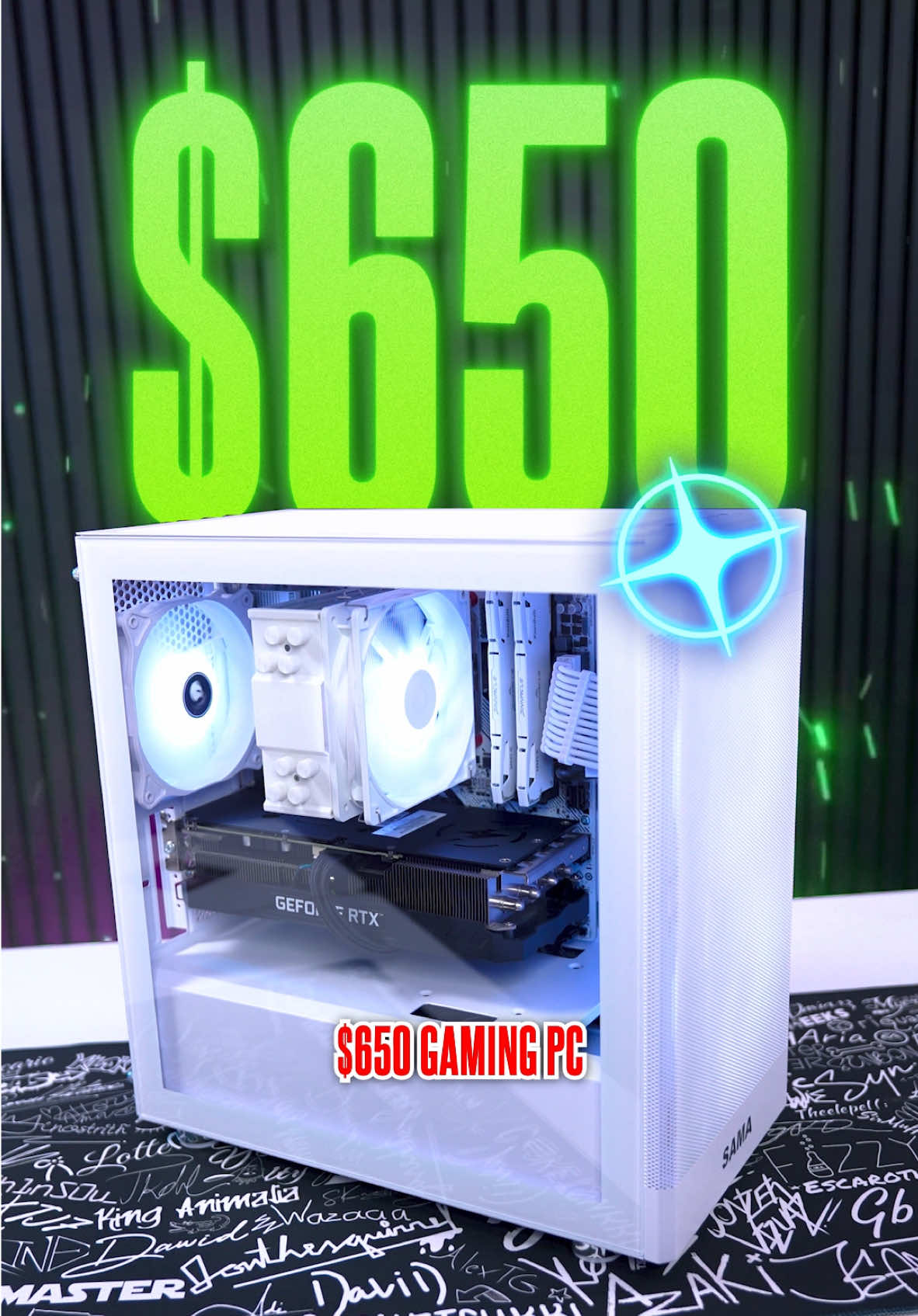 Best $650 Gaming PC build - 2025 #pc #budget 