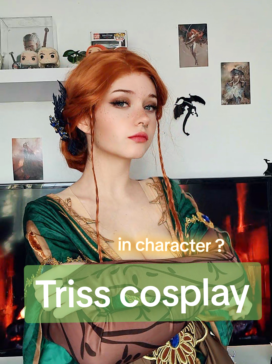 I have two brand new triss cosplays coming soon 🤭🤫 #cosplay #thewitcher #thewitcher3 #thewitchercosplay #thewitcher3wildhunt #triss  #trissmerigold #trisscosplay #trissmerigold cosplay 