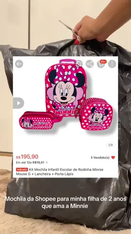 ela vai amar, obrigada dinda @Laura Lima #shopee #materialescolar #mochila #maternal #menina #fyyyyyyyyyyyyyyyy 