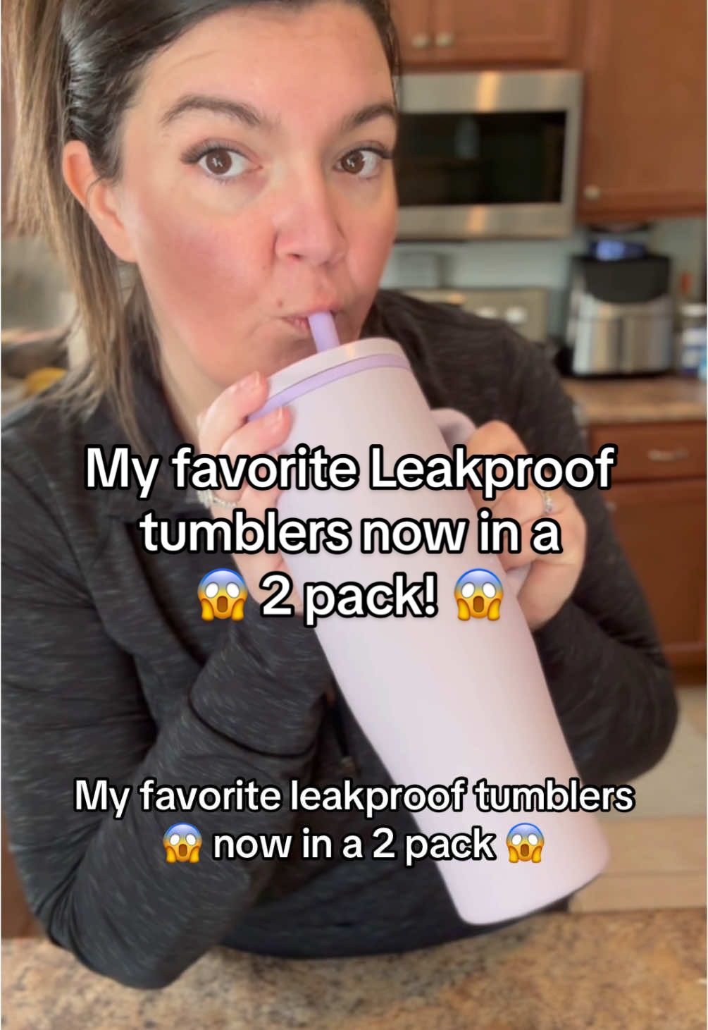 My Favorite Leakprood tumblers now come in a 2 Pack!!  #tumbler #tiktokshopfinds #tiktokshoploveatfirstfind #cutecup #leakprooftumbler #leakproof #CapCut 