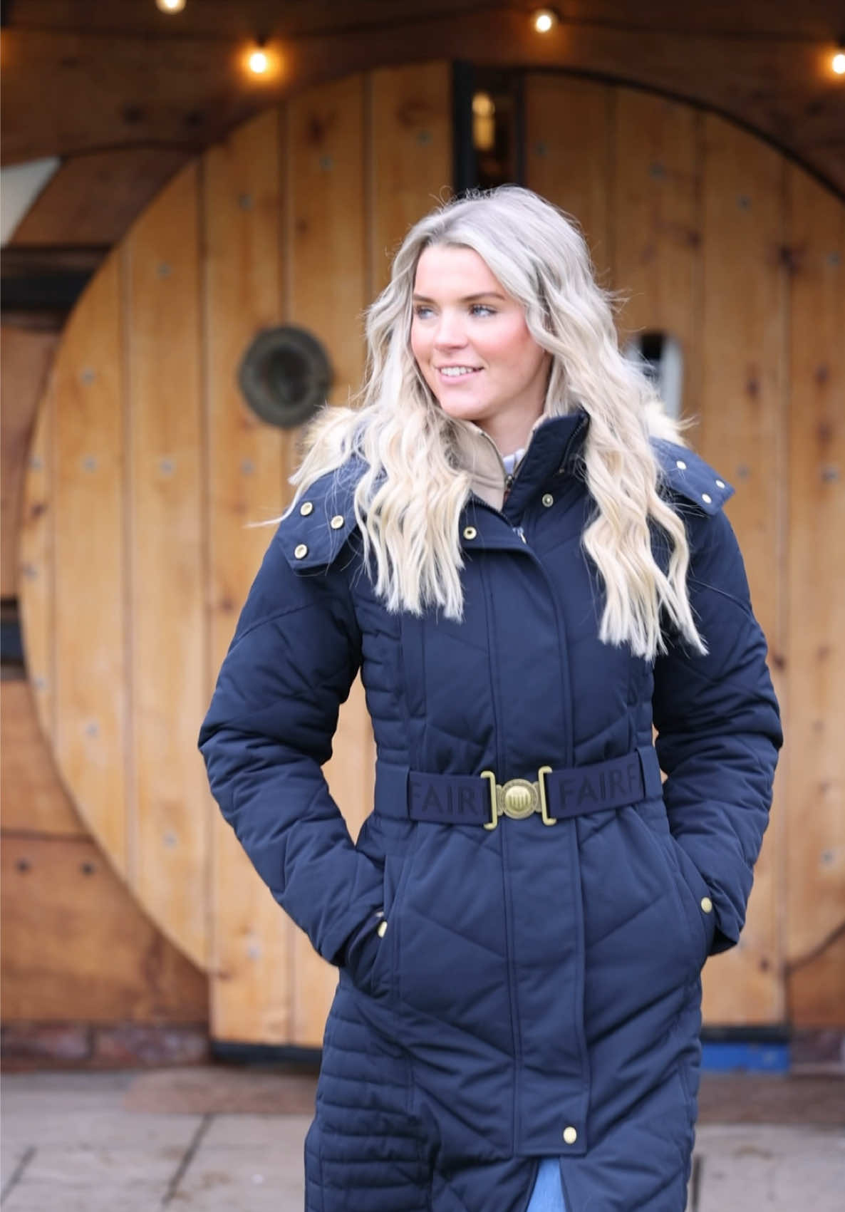 Mondays dressed in @fairfaxandfavor 💙✨ ig | @charllotteolivia  #fairfaxandfavor #equestrian #model #country #countrystyle #blondegirls #equestrianfashion 