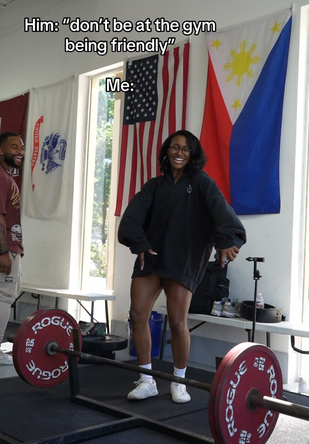 Sorry baby I couldn’t help myself 🤣 #justjokesfolks #GymTok 