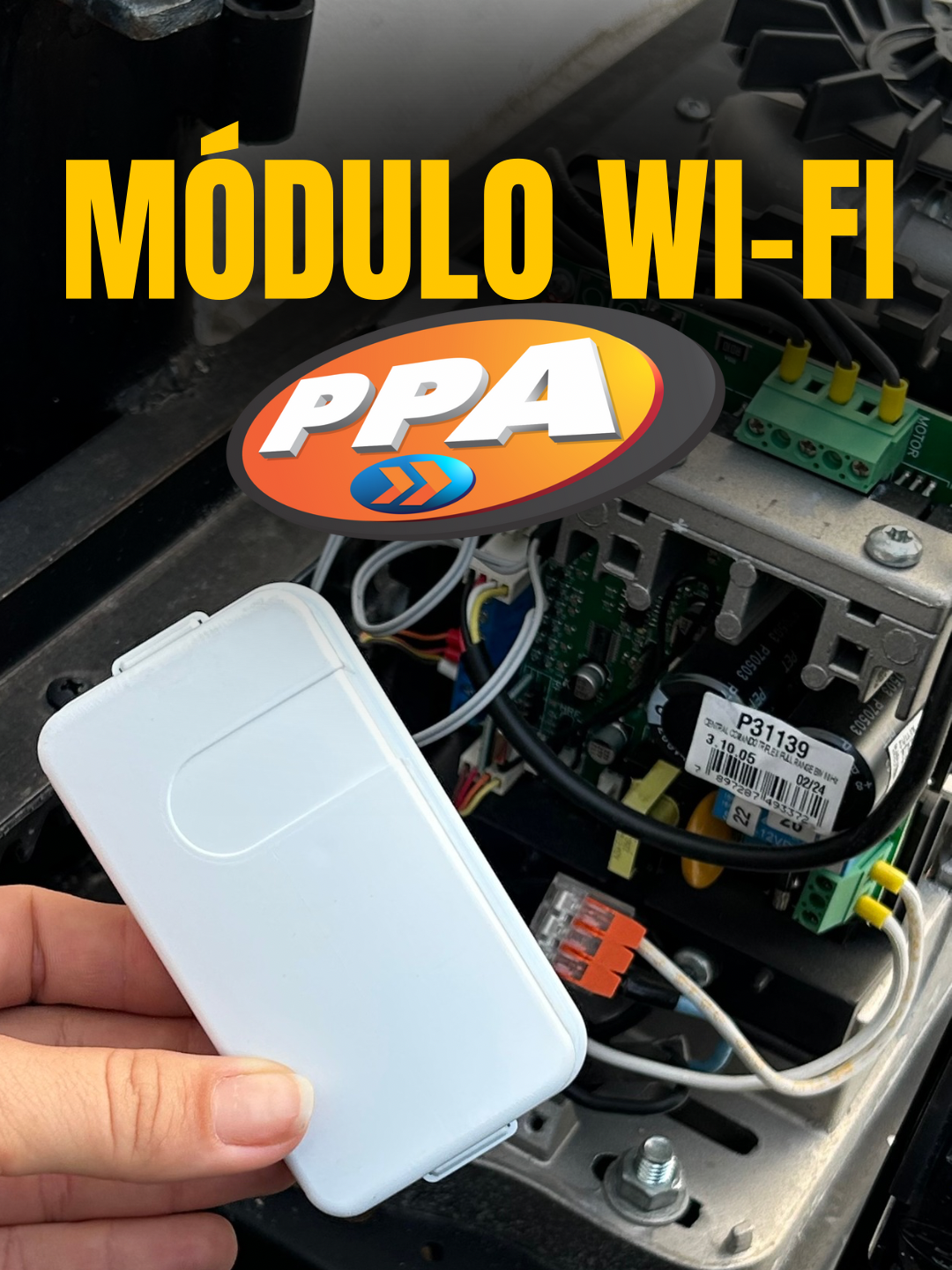 Chega de controle esquecido ou pilha fraca! Agora você pode abrir seu portão pelo celular, de qualquer lugar do mundo, com o novo módulo da PPA. 🚀🔓 Praticidade e segurança na palma da sua mão! Quer saber mais? Comenta aqui! 👇📲 #Automação #Segurança #Tecnologia #PPA