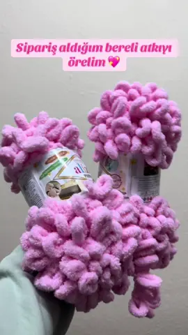 Ayıcık kulaklı bereli atkı 🧸💖🛍️ #keşfet #fyp #puffy #puffyatkı #handmadegifts 