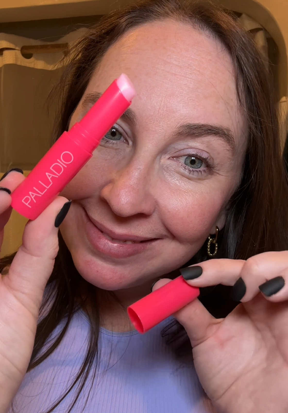 I found a lip exfoliating scrub that I am loving! This one by @Palladio Beauty smells so good and is very refreshing. Glad to use it! #palladiobeauty #lipexfoliator #lips 