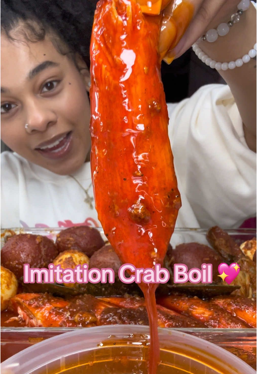 CHIEFS WHO AWWWWW OKAYYYYYY!!! EAGLES EAGLES EAGLESSSSS!!!! 🦅🦅🦅🦅  I’m so hype I feel like I played last night! 😭 Also yall why don’t women have a Super Bowl?! Or am I missing something?!  #fyp #fypシ #fypage #trending #viralvideo #viraltiktok #seafood #SuperBowl #explore #shorts #mukbang #eating 