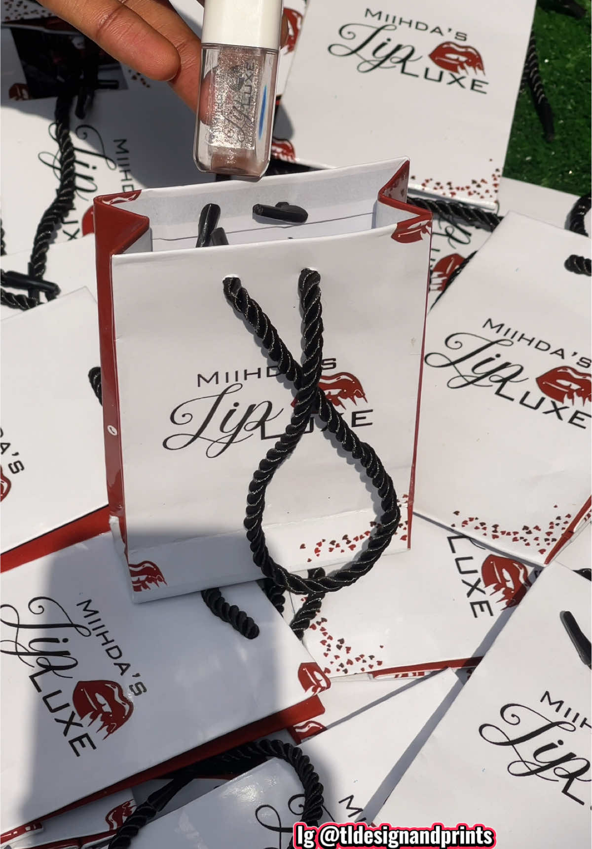 Lipgloss Mini branded bags and clear stickers print To Order Send a DM or use WEBSITE for swift order  WhatsApp : +2348187805934 (Direct link in bio) Branded bags  Packaging bags for lipglosses  Lipgloss business ideas  Packaging ideas Mini bags  Lipgloss business Lipgloss vendors Lipgloss branding Clear sticker print  #transparentsticker #lipglosstube #lipglosstubesticker #tldesignandprints #stickerprinting 