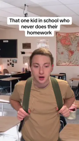 That one kid who never does their homework #greenscreen #fypツ #school #pov #nostalgia #middleschool 