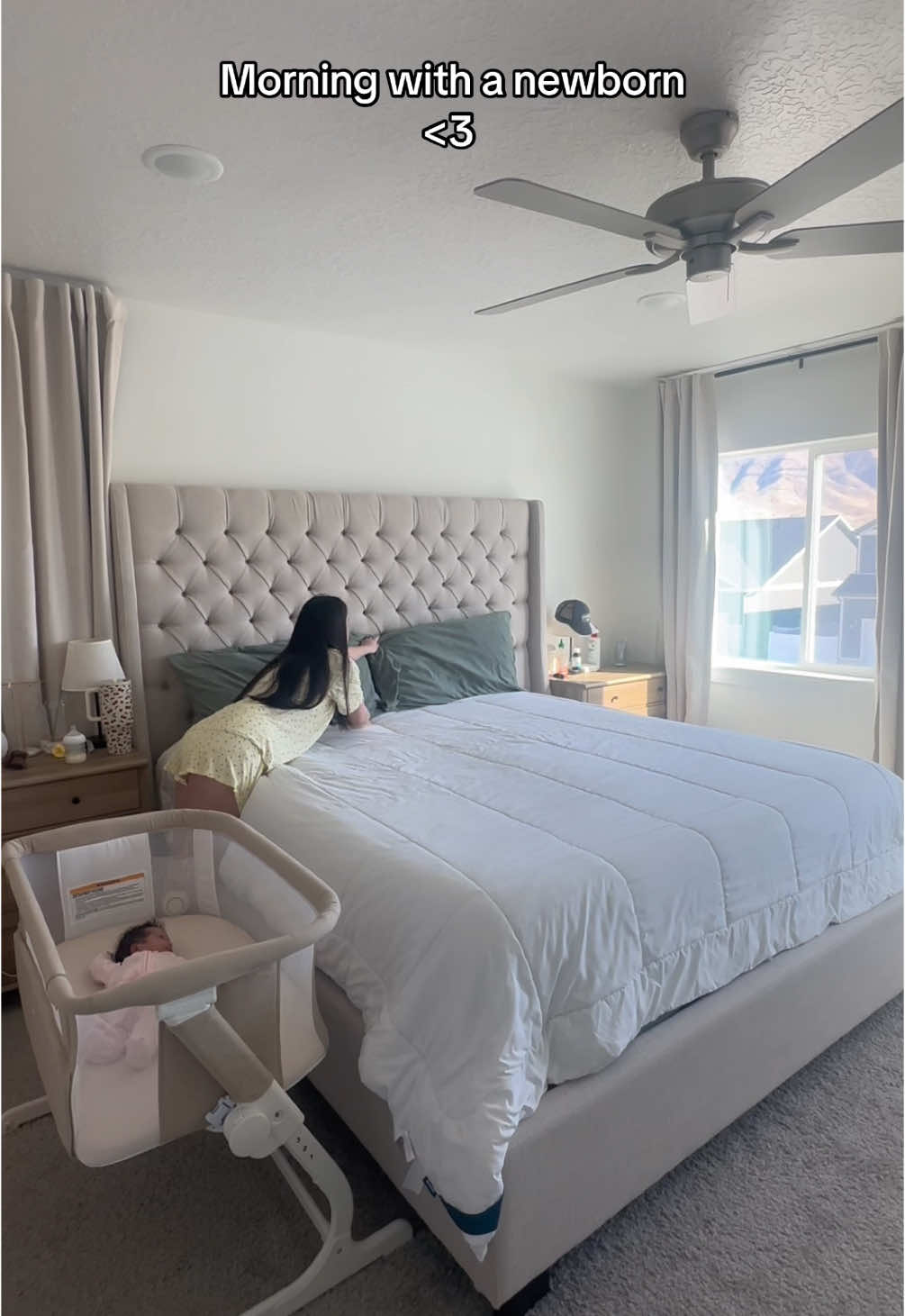 Don’t exactly have a perfect routine yet but working on it, every morning is a little different 🥹💗 #newborn #baby #postpartum #babygirl #routine #morning #morningroutine #minivlog #Vlog #fyp #fy #life #Lifestyle 