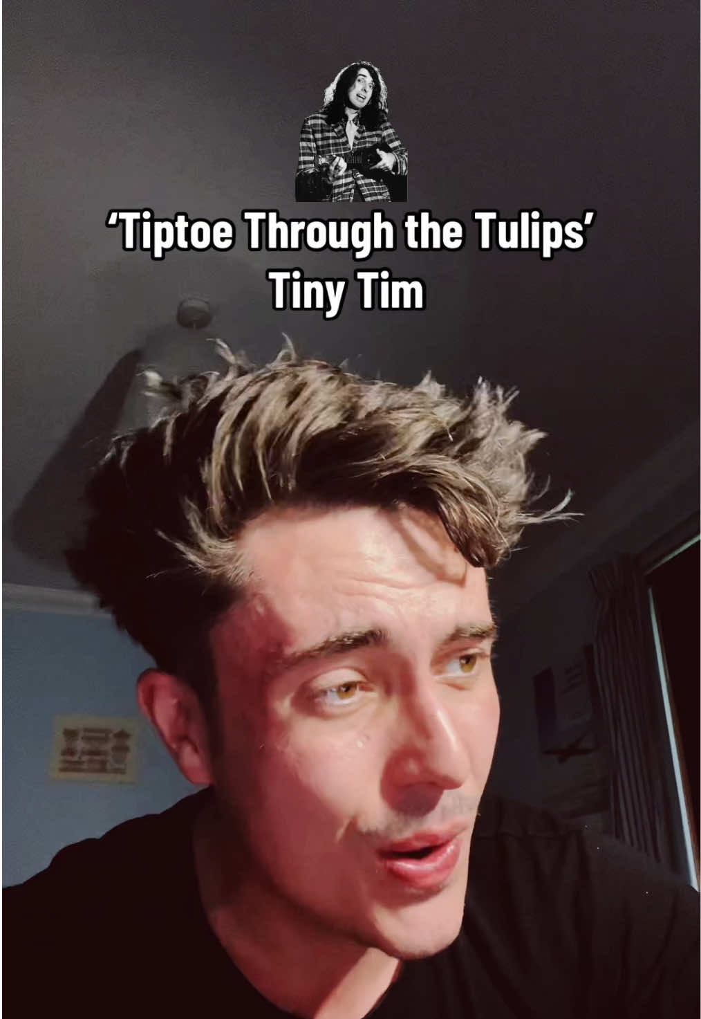 Guarenteed PTSD watching this! 👹 🤐Nightmares to follow! #tinytim #nightmares #tiptoethroughthetulips #tinytimsong #fyp #vocal #tenor #scary #musicaltheatre #comedy #acting #broadway #westend #memory #memories #nightmares #insideous #horrortok #horrorfilm #scared
