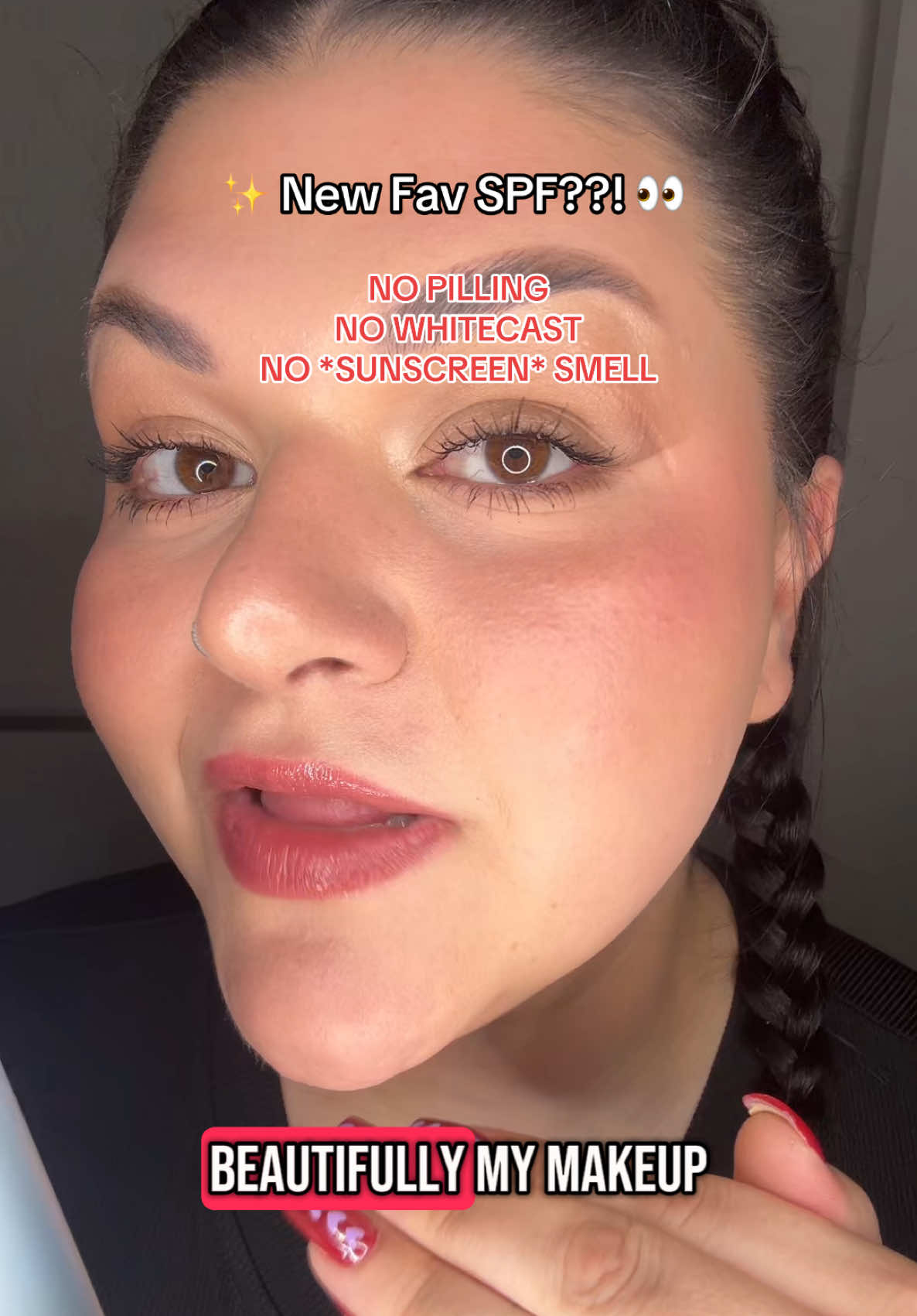 I lovvveeee a good SPF 😍  @Prequelskin #prequel #newspf #prequelskin #prequelspf #spf #prequelreview #prequelskincare #fyp #foryou #skintok #spfundermakeup 