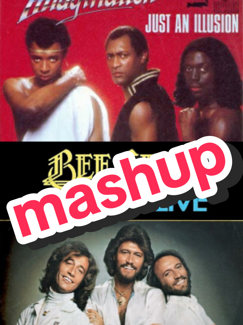 mashup bee gees & imagination #musica  #makeup #fyp #80s #music #2025 #foryou #imagination #beegees #DJ 