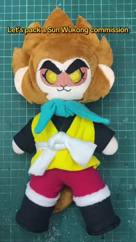 Lmk sun Wukong commission finished ! #legomonkiekid #monkiekid #plushdoll #plushart 