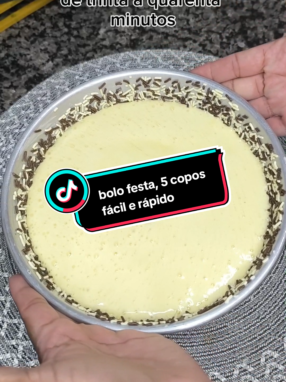 Bolo festa,5 copos fácil e rápido  #bolo #receita #receitafacil #fy 