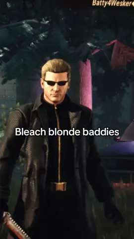 Probably not as funny as I thought but I'm amused so idc #dbd #residentevil #re4 #re5 #residentevil4 #residentevil5 #deadbydaylight #jill #wesker #albertwesker #jillvalentine 