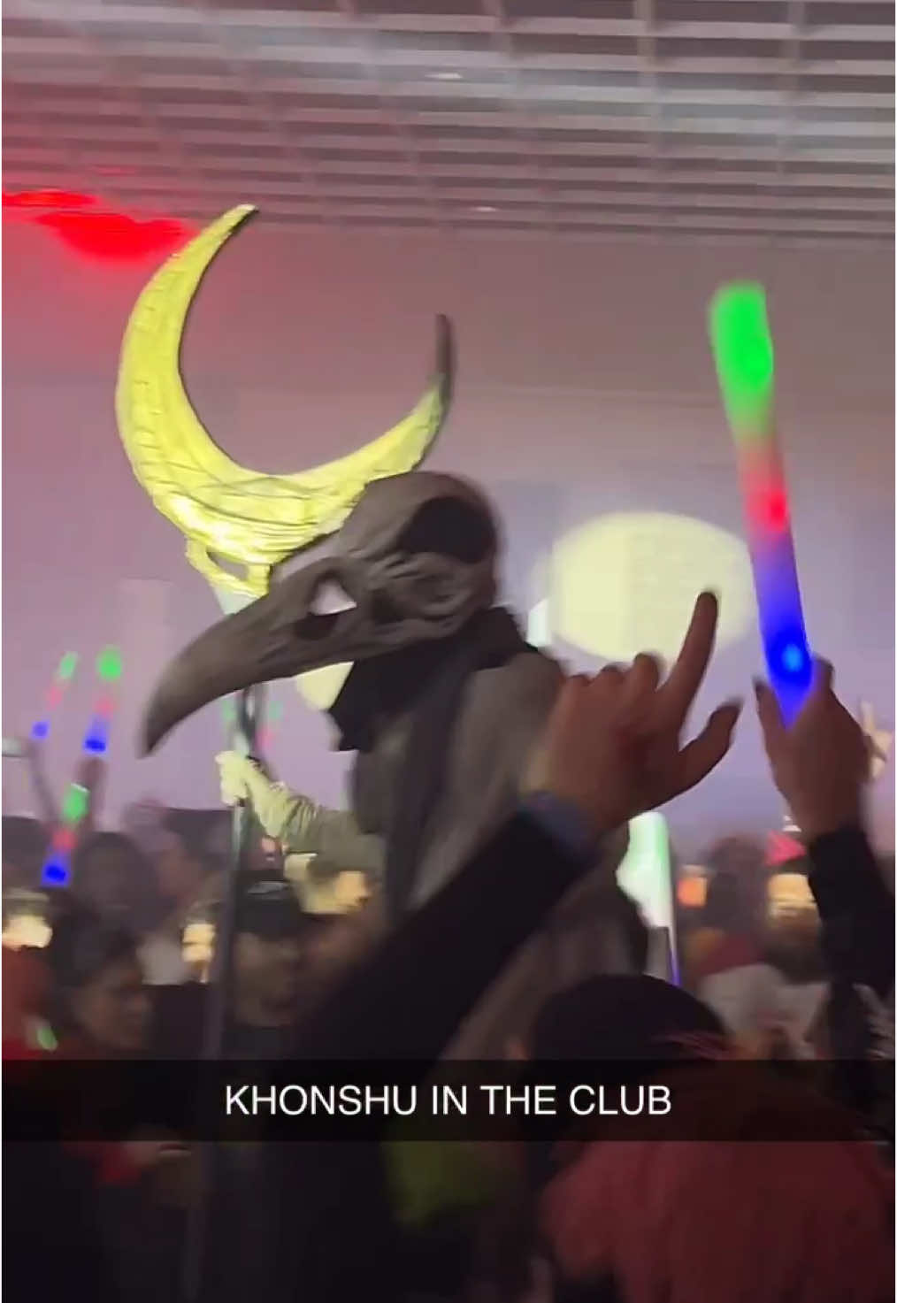witnessed a diva on the dance floor in real life #megacon #moonknight #marvel #khonshu #megaconorlando