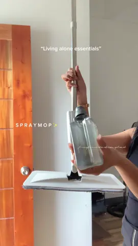 This is very affordable and useful. ✨ | #apartmentlife #spraymop #cleaningmyroom #mop 
