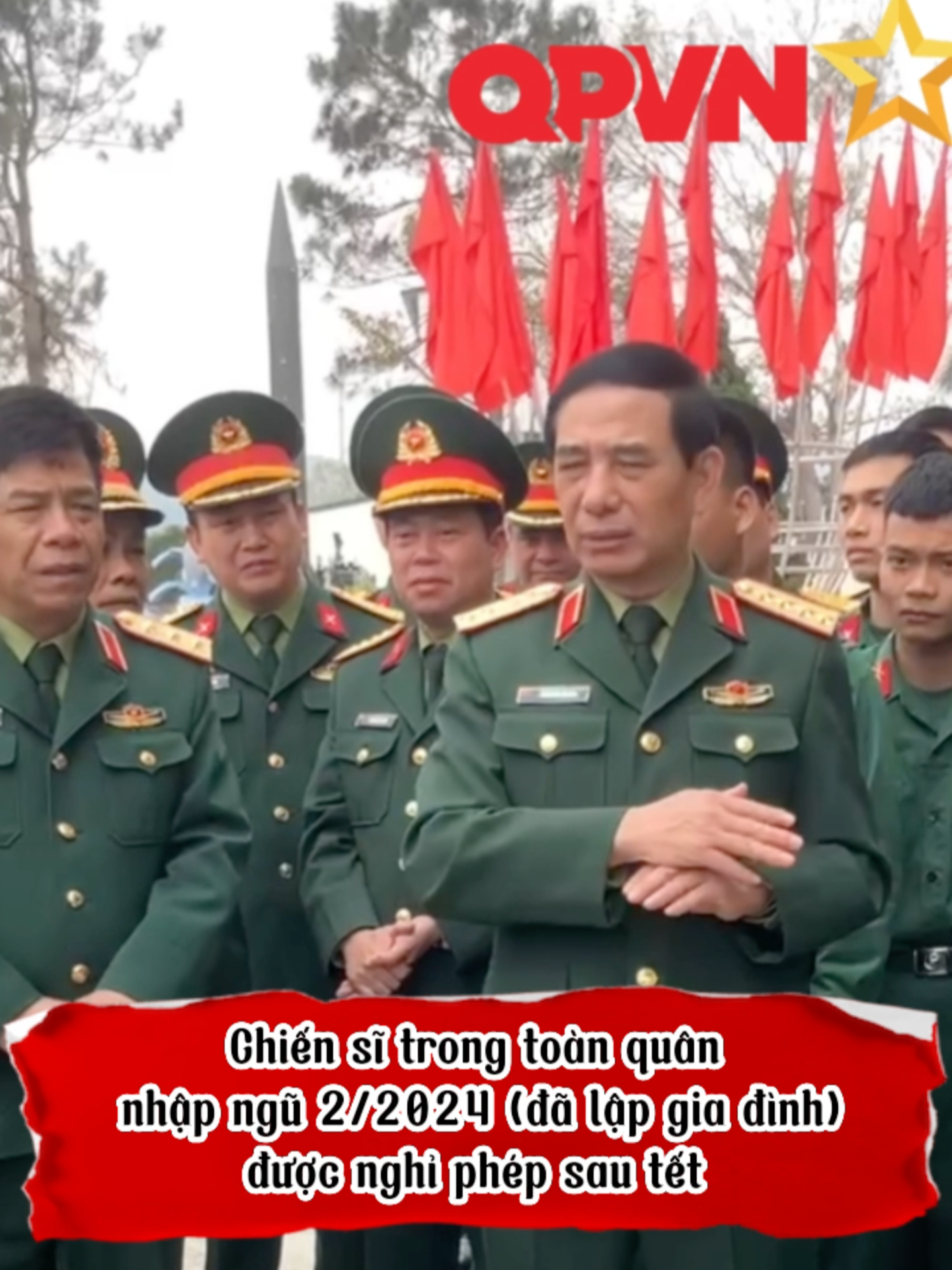 Sáng 10/2, Đại tưởng Phan Văn Giang đã có ý kiến chỉ đạo Bộ Tổng Tham mưu về việc tạo điều kiện cho hạ sĩ quan, binh sĩ đã có vợ, con phải trực tết năm 2025 được về thăm gia đình trong tuần này #camerachiensi #quocphongvietnam #quandoinhandanvietnamhiendai #quandoinhandan #quandoinhandanvietnam #qpvn #pvg #daituongphanvangiang