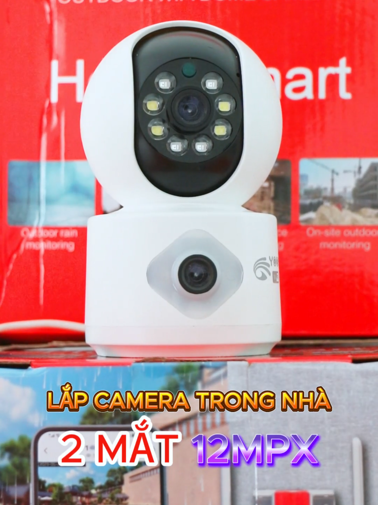 Camera Lắp trong nhà tận 2 mắt 12Mpx siêu Nét mà giá rẻ #camerabiettuot #camerayoosee #cameraanninh #camerawifi #camerachongtrom #yoosee #yoosee2mat #cameratrongnha