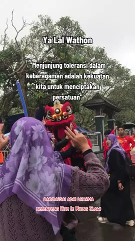 inilah indonesiaku #fyp #toleransiberagama #masukberanda #barongsai #slawi 
