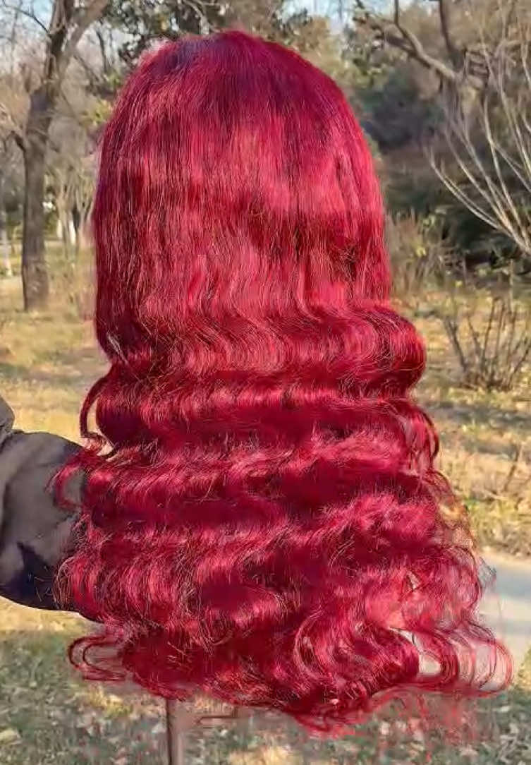 Get such a beautiful wig,she won't say no.Buy now for Valentines day.💗💗💗#lacewig #sterlyhair #humanhairwigs #buynow #tiktokshop #99jwig #burgundyhair 