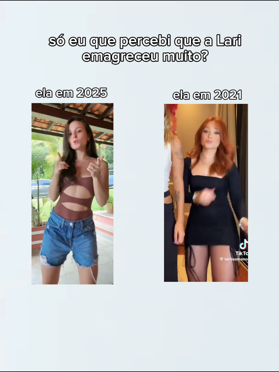 isso não é uma crítica! ela continua maravilhosa, só estou meio preocupado com ela :( #foyou #foryoupage #edits #larissamanoela #famosos #emagrecimento @Larissa Manoela 